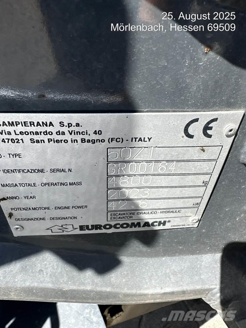 Eurocomach 50ZT 小型挖土機/掘鑿機<7t(小型挖掘機)