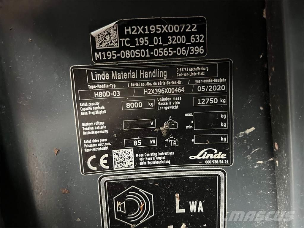 Linde H80D-03 柴油卡車