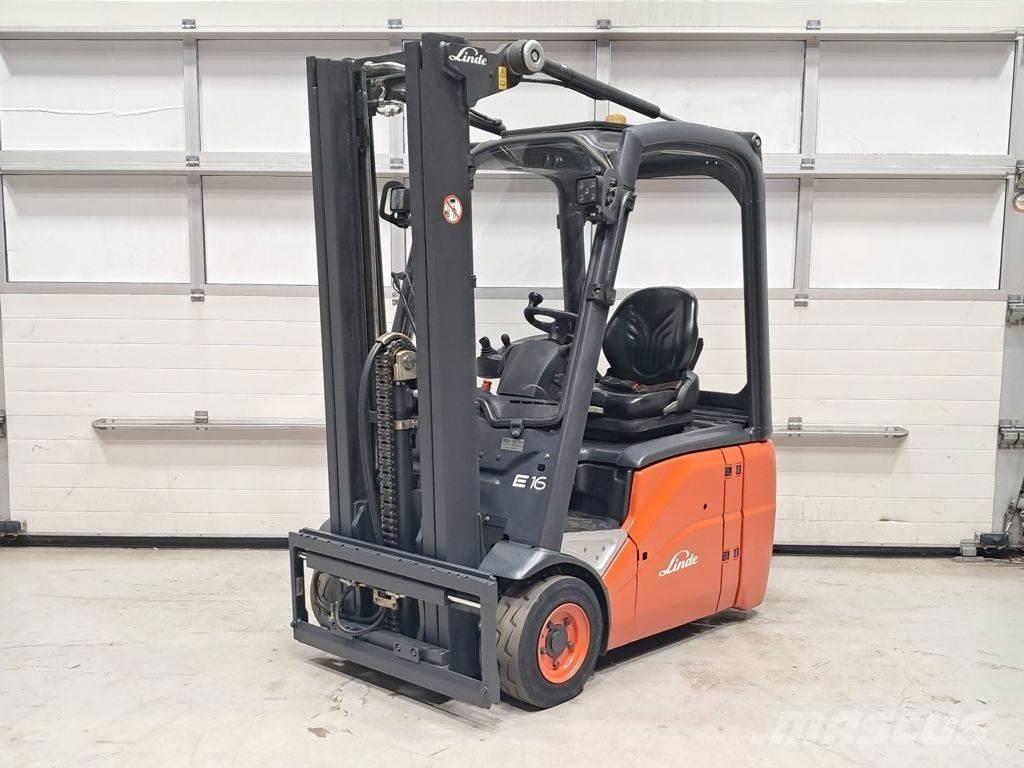 Linde E16C-01 電動堆高機