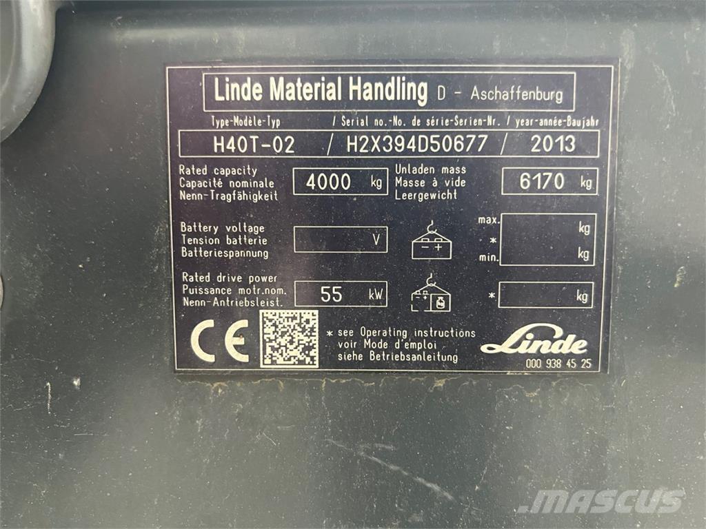 Linde H40T-02 液化石油氣LPG卡車