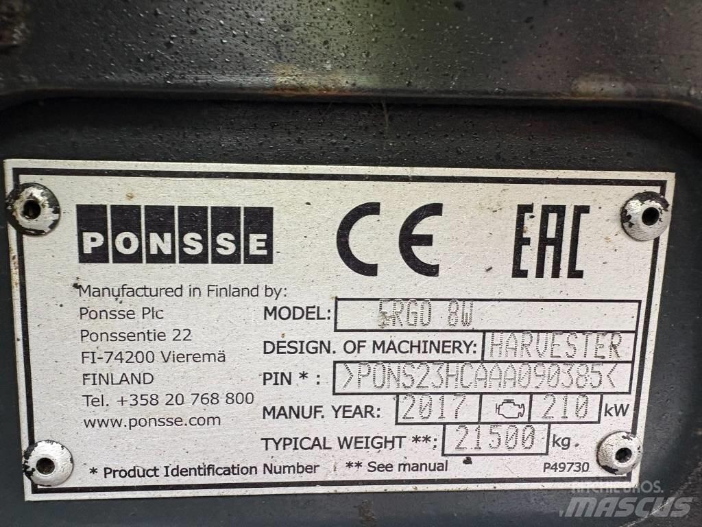 Ponsse Ergo 8W 收穫機