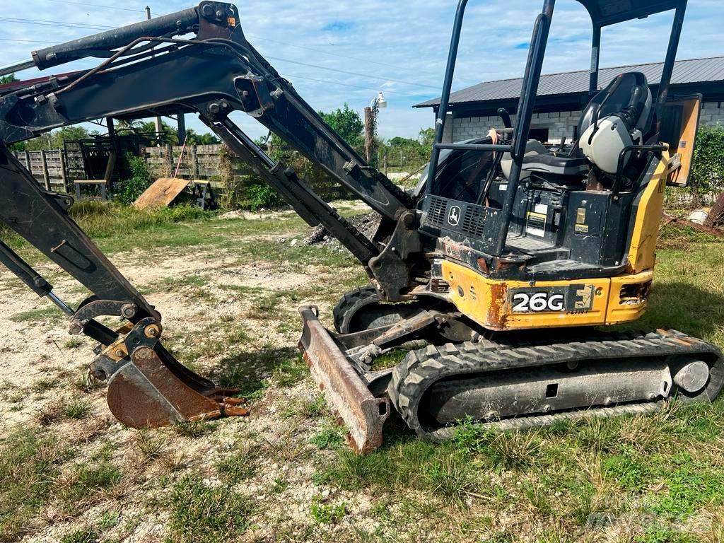 John Deere 26G 小型挖土機/掘鑿機<7t(小型挖掘機)