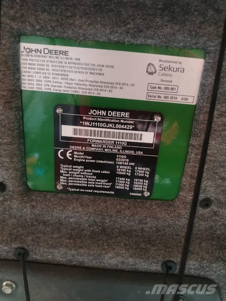 John Deere 1110 集運機