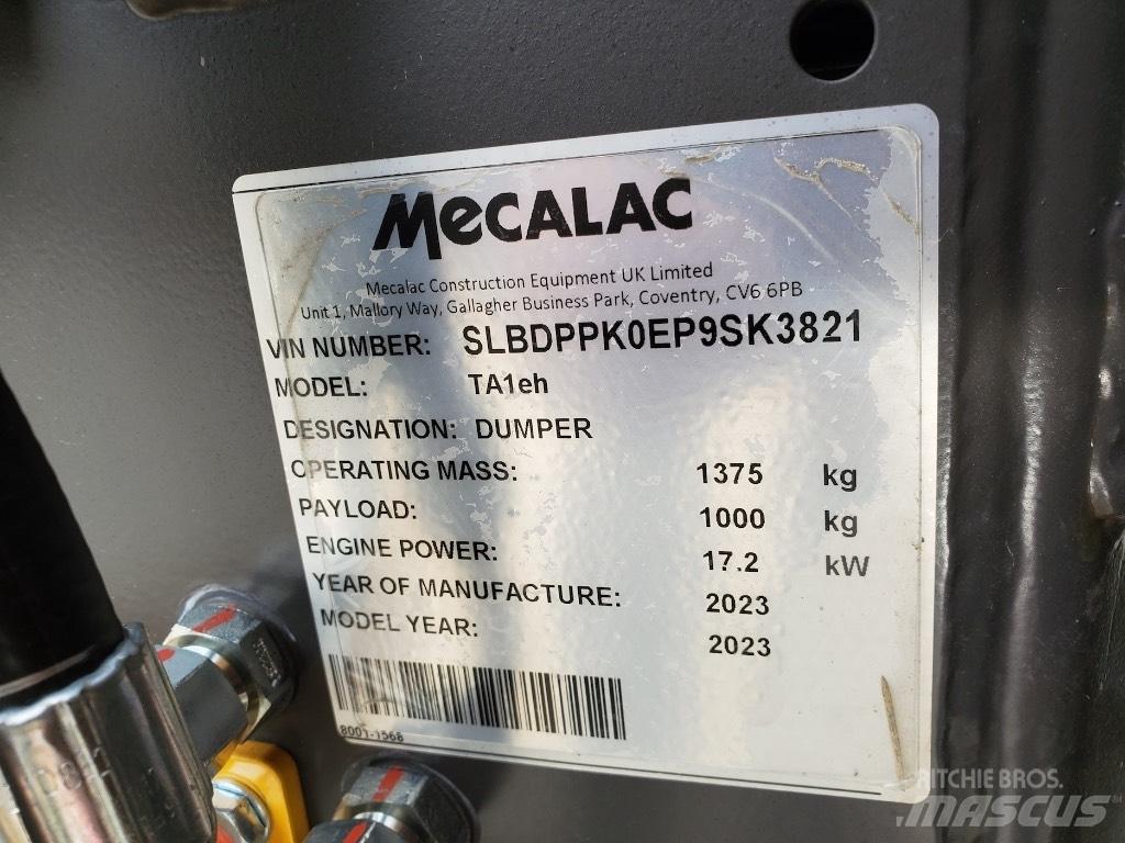 Mecalac TA1EH 側卸礦車