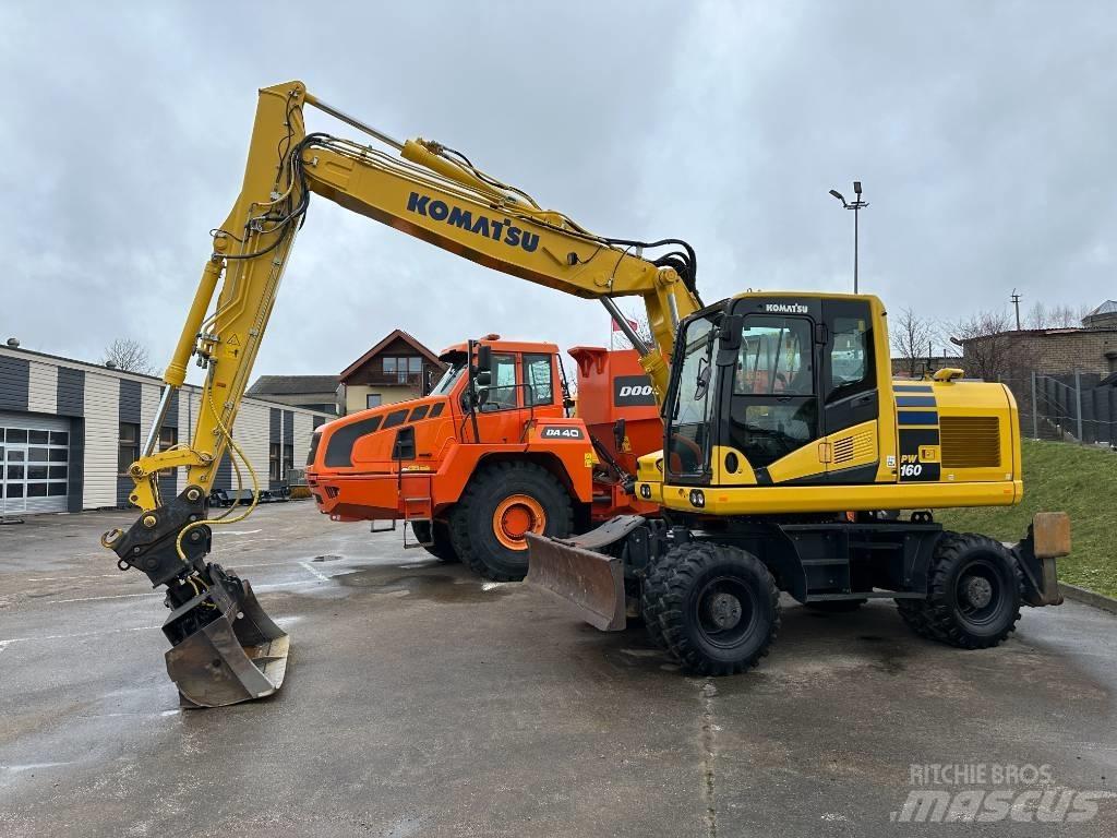 Komatsu PW160-11 旋轉式挖土機/掘鑿機/挖掘機