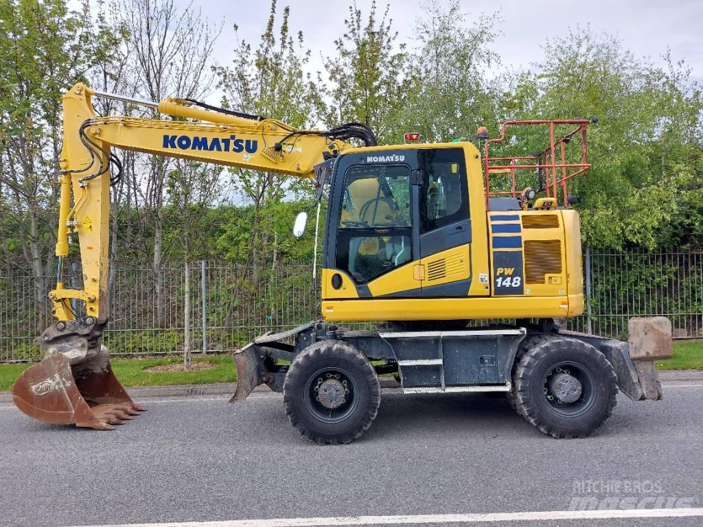 Komatsu PW148-11 旋轉式挖土機/掘鑿機/挖掘機