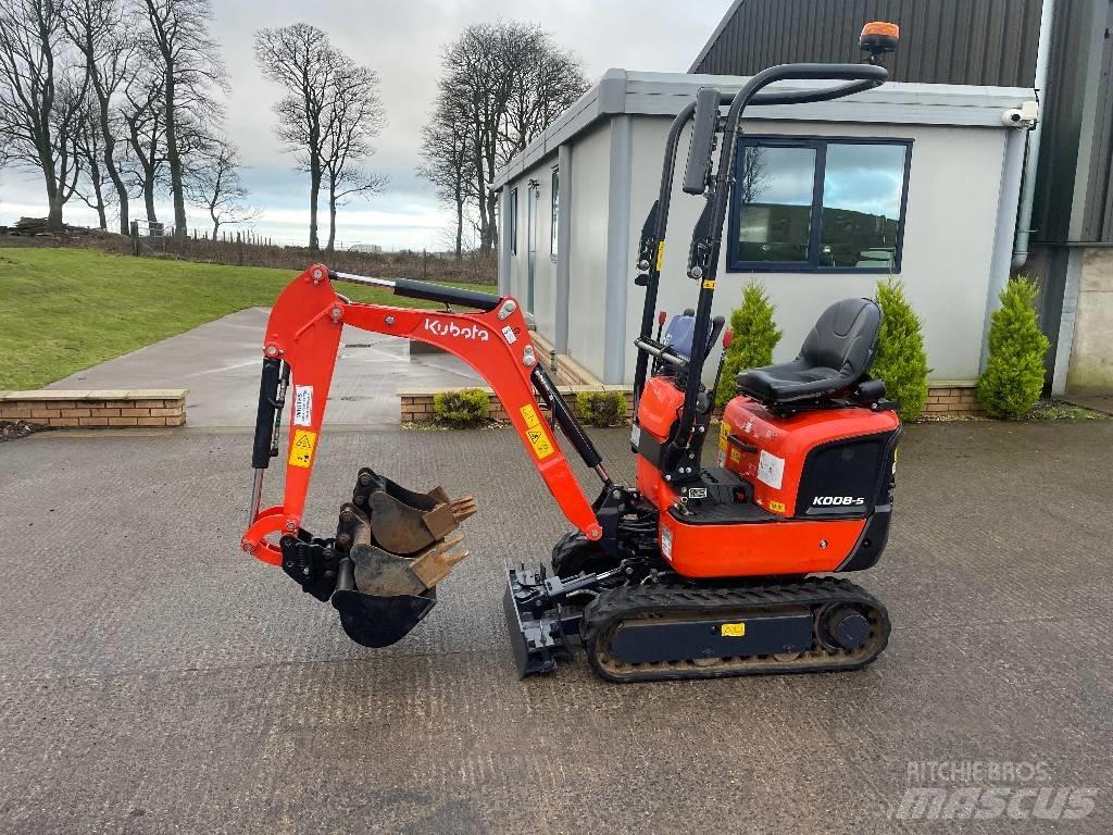 Kubota K008-5 小型挖土機/掘鑿機<7t(小型挖掘機)