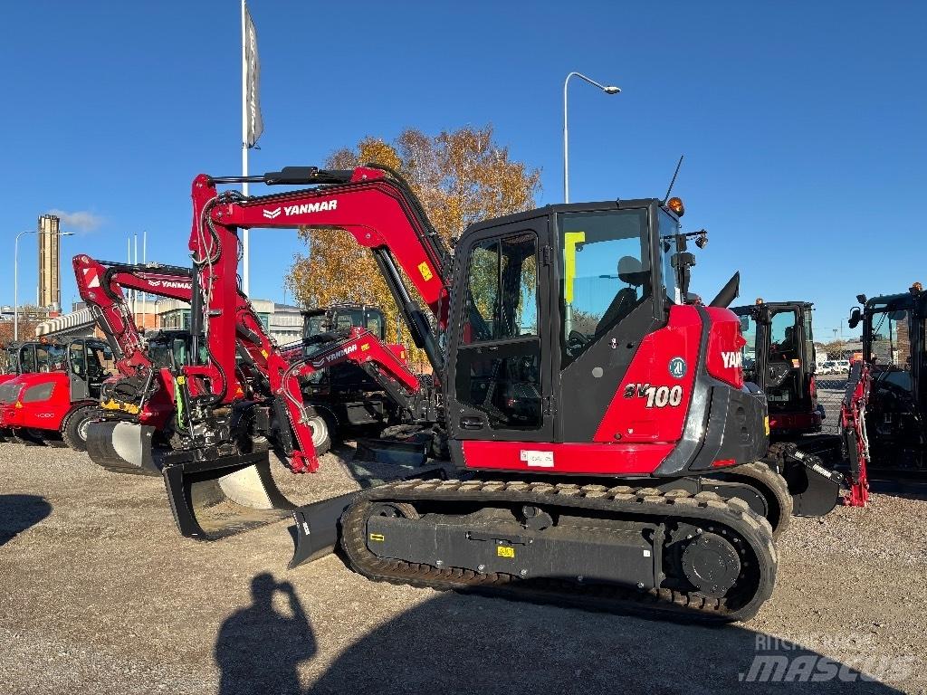 Yanmar SV 100 DEMO 中型挖土機/掘鑿機/挖掘機 7t-12t