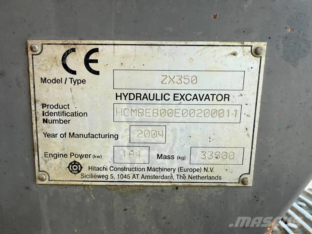 Hitachi ZX 350 履帶式 挖土機/掘鑿機/挖掘機