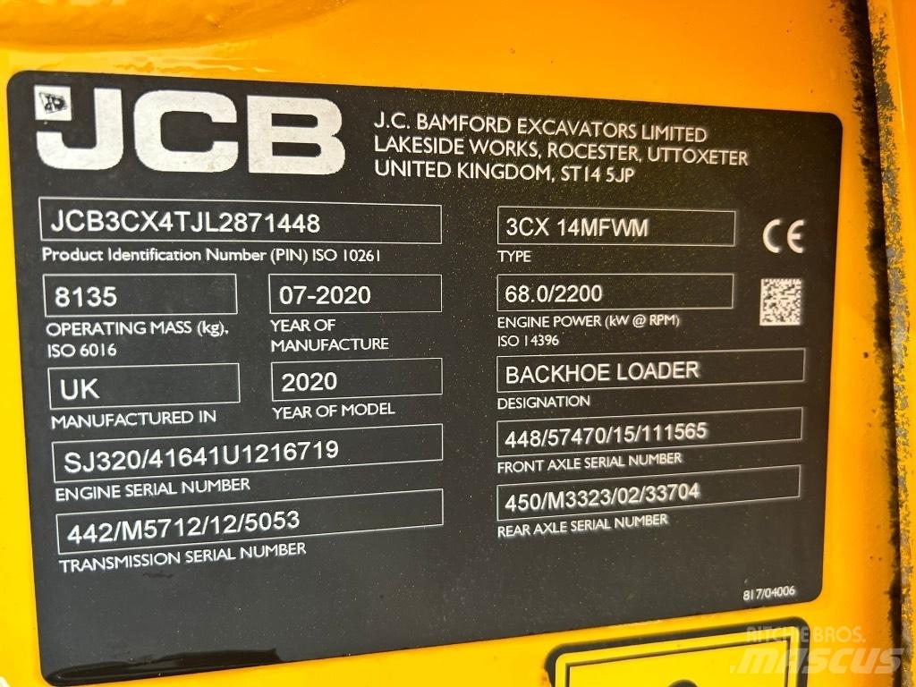 JCB 3CX Air Con 反鏟裝載機