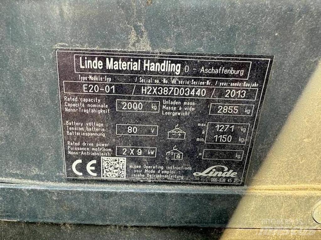 Linde E20-01 堆高機(叉車)-其他