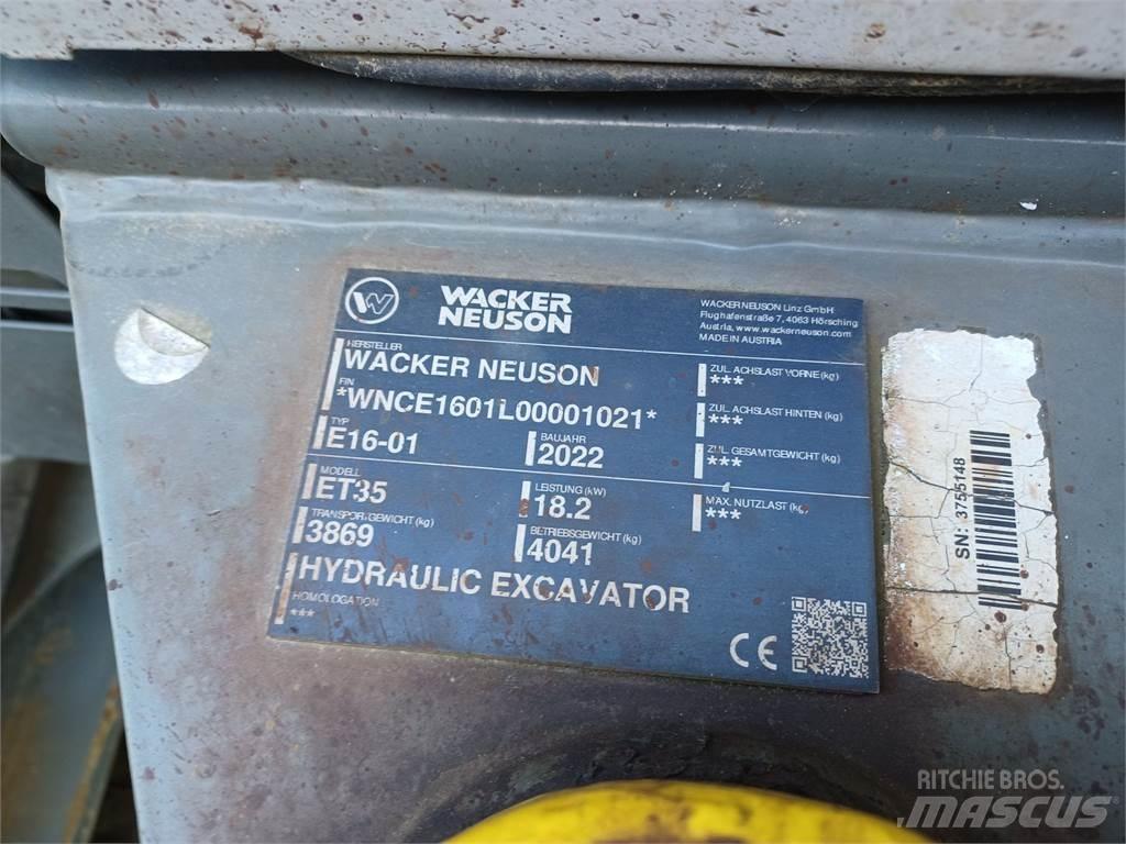 Wacker Neuson ET35 履帶式 挖土機/掘鑿機/挖掘機