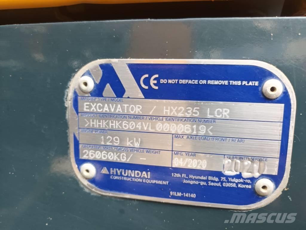 Hyundai HX 235 LCR 履帶式 挖土機/掘鑿機/挖掘機