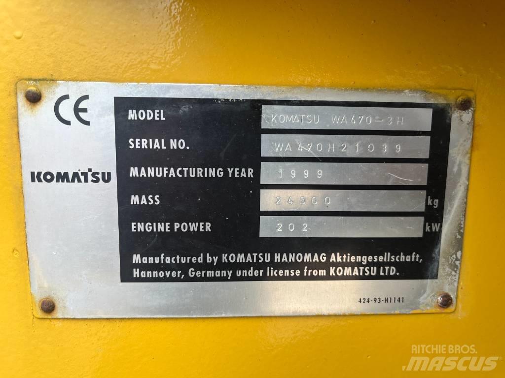 Komatsu WA 470-3H 輪胎式裝載機