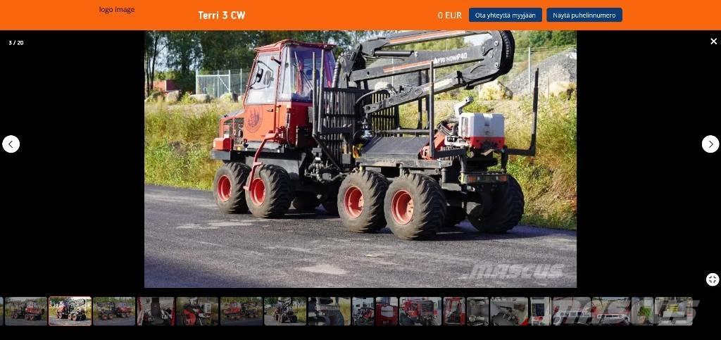 Terri 3 CV 收穫集運機