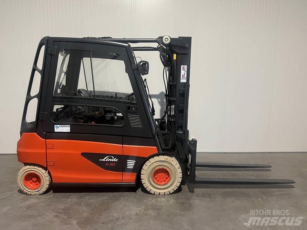 Linde E30L-01 電動堆高機