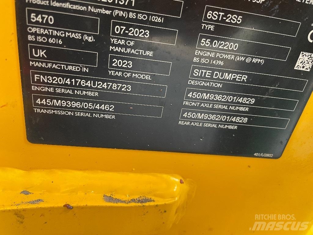 JCB 6 T 側卸礦車