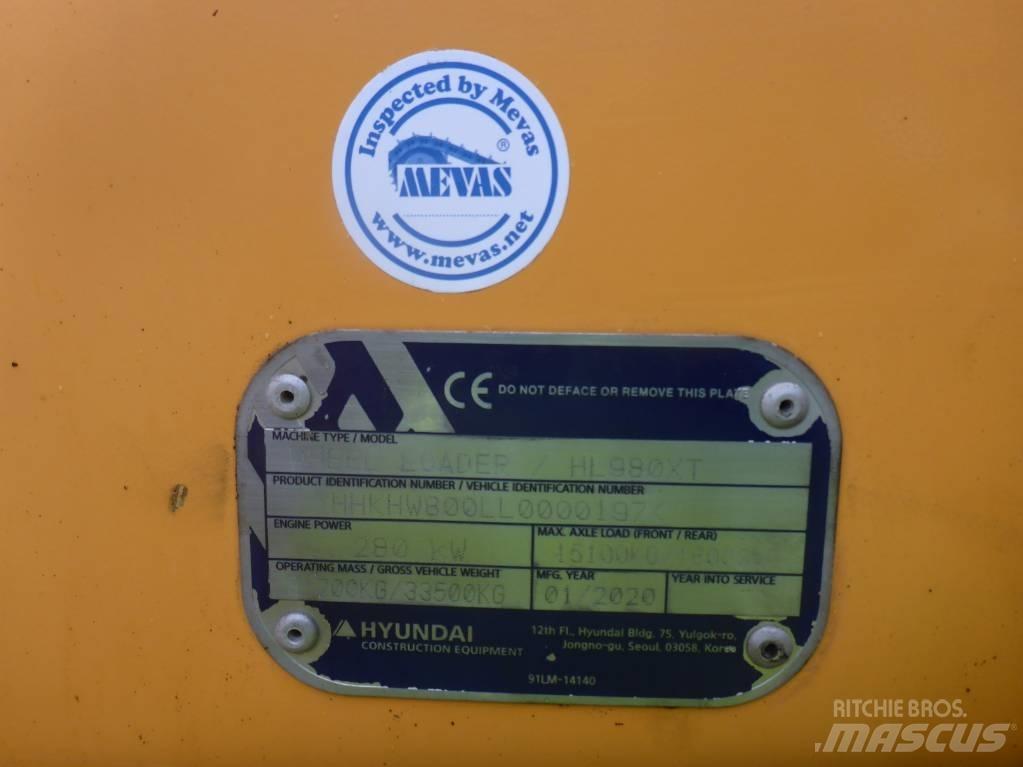 Hyundai HL980XT 輪胎式裝載機