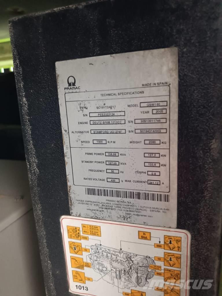 Pramac GSW 160 柴油發電機