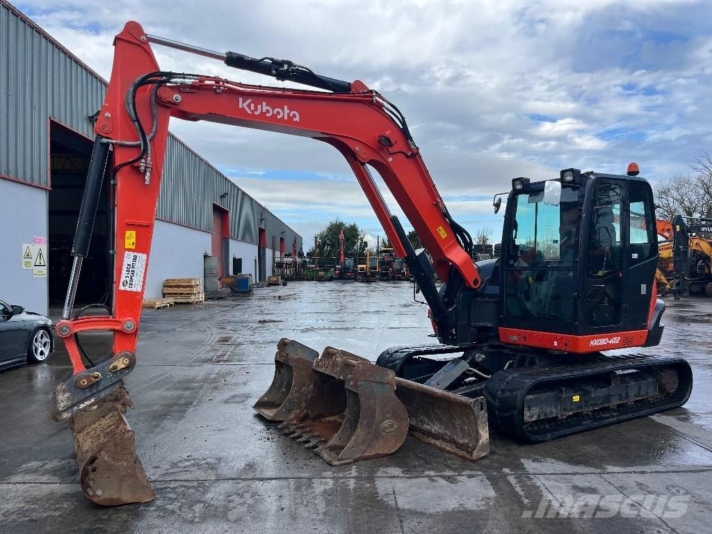 Kubota KX 080-4 中型挖土機/掘鑿機/挖掘機 7t-12t