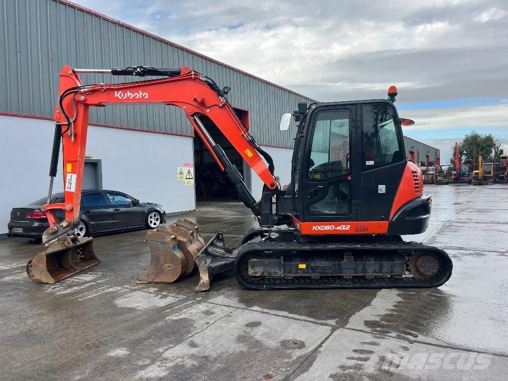 Kubota KX 080-4 中型挖土機/掘鑿機/挖掘機 7t-12t