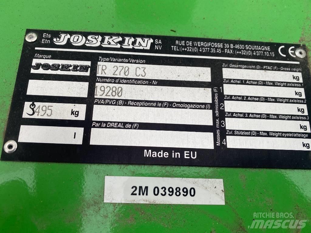 Joskin TR 270 C3 莖葉去葉機