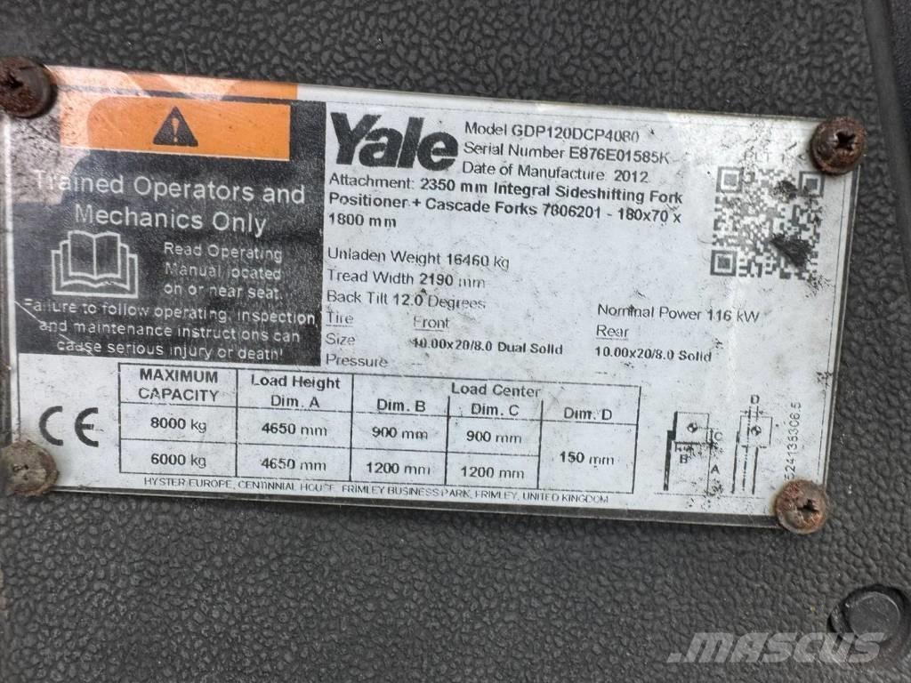 Yale GDP120 柴油卡車