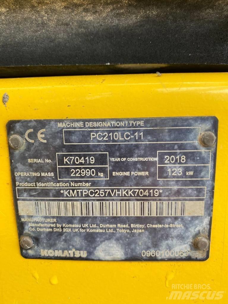 Komatsu PC 210 LC 履帶式 挖土機/掘鑿機/挖掘機