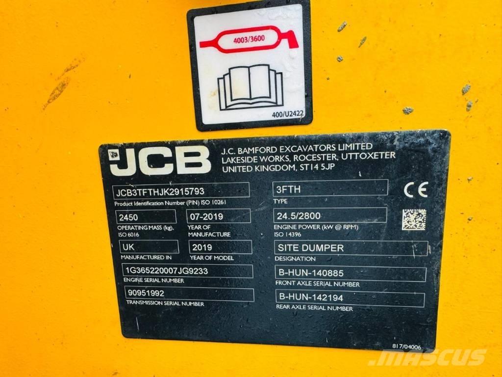 JCB 3 FTH 側卸礦車