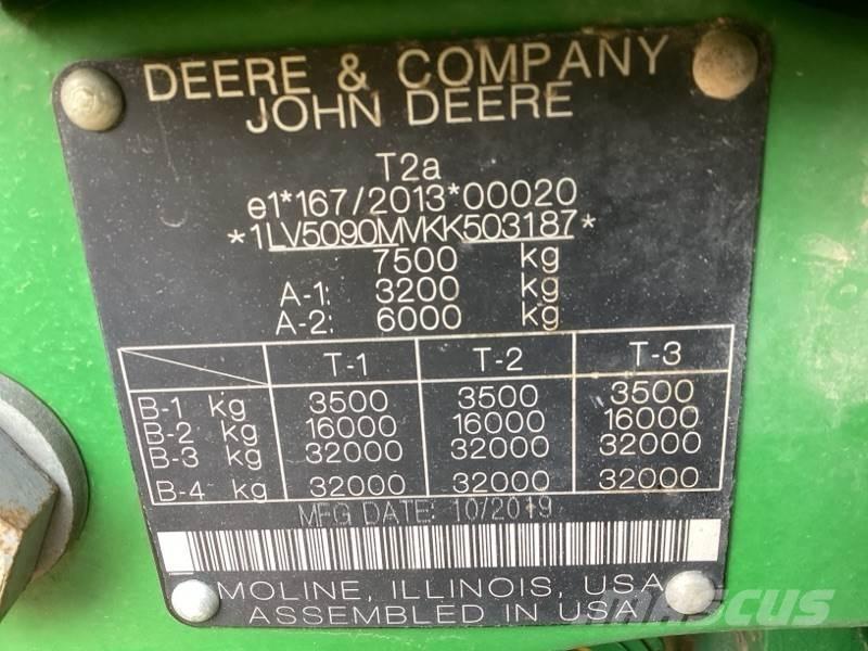 John Deere 5090M 曳引機