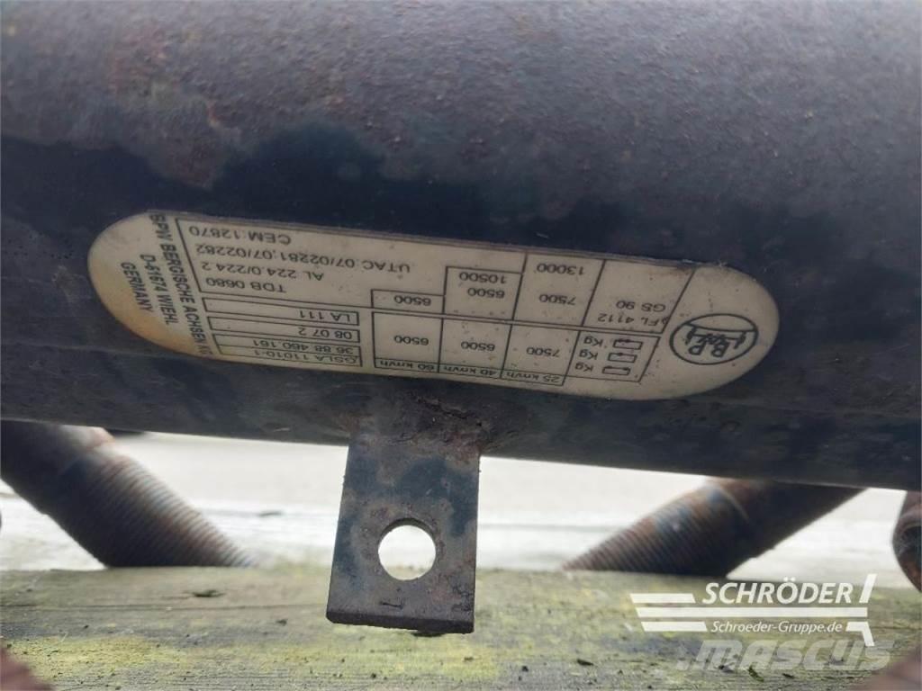 BPW - ACHSE TDB 0860 其他農業機械