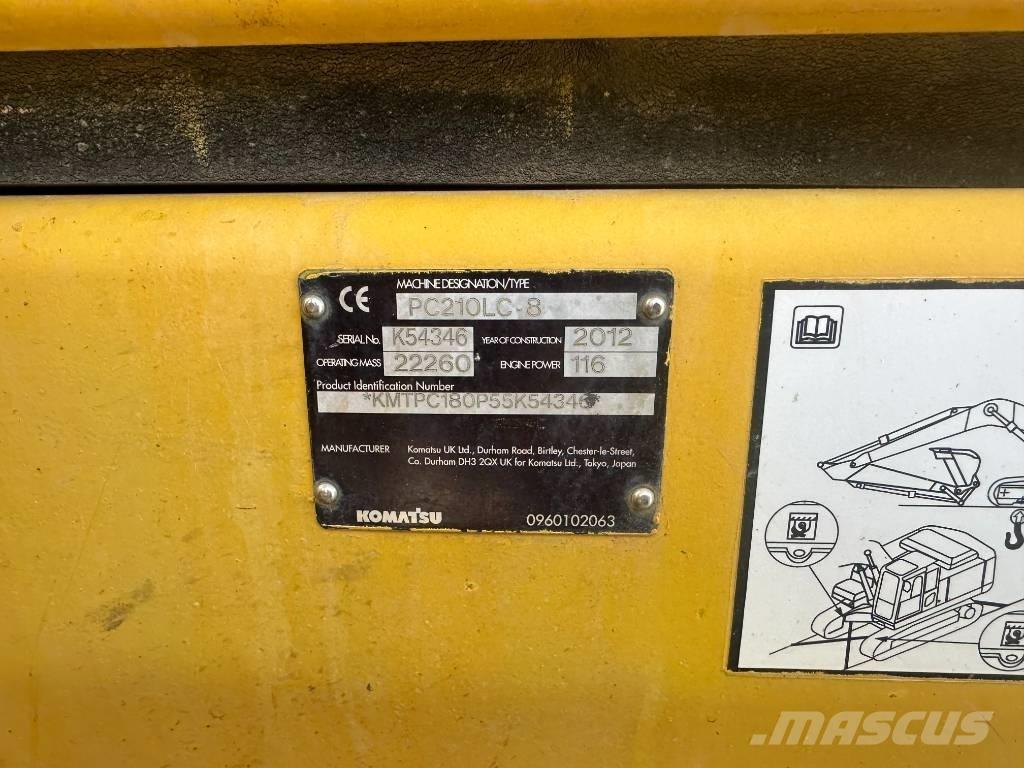 Komatsu PC 210 LC-8 履帶式 挖土機/掘鑿機/挖掘機