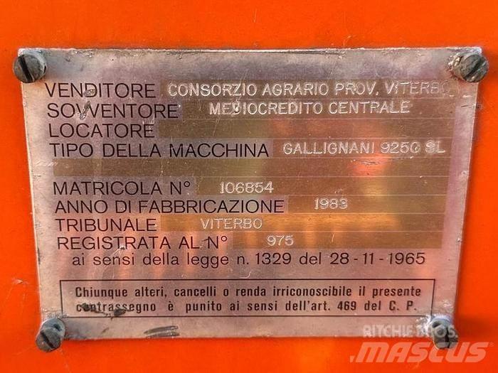  GALLICANI 9250SL 貨物鉗車