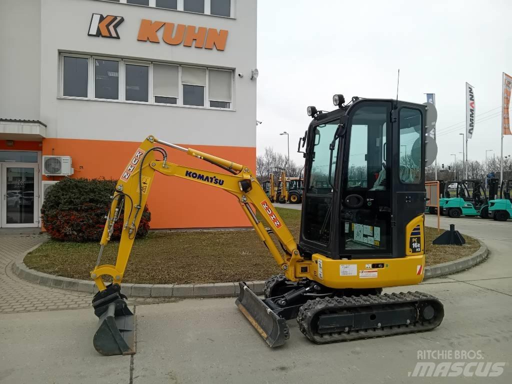 Komatsu PC 16 R-3HS 小型挖土機/掘鑿機<7t(小型挖掘機)