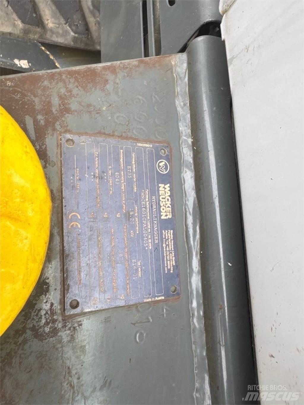 Wacker Neuson ET35 履帶式 挖土機/掘鑿機/挖掘機