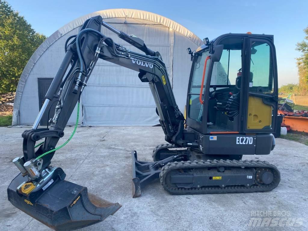 Volvo EC 27 D 小型挖土機/掘鑿機<7t(小型挖掘機)