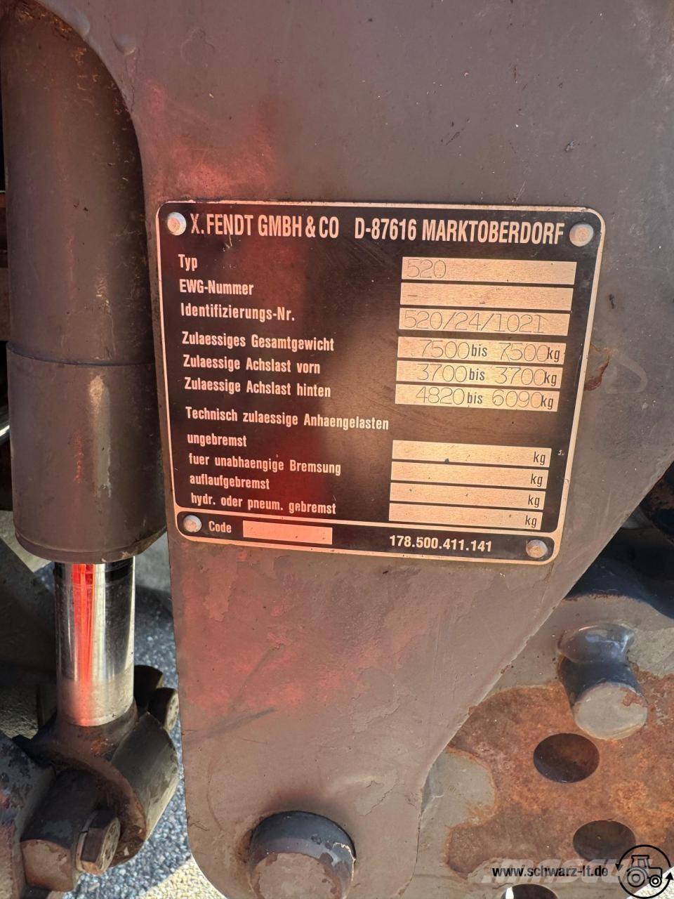 Fendt Xylon 520 曳引機