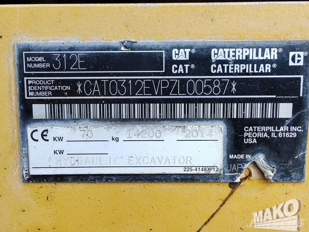 CAT 312 E 履帶式 挖土機/掘鑿機/挖掘機