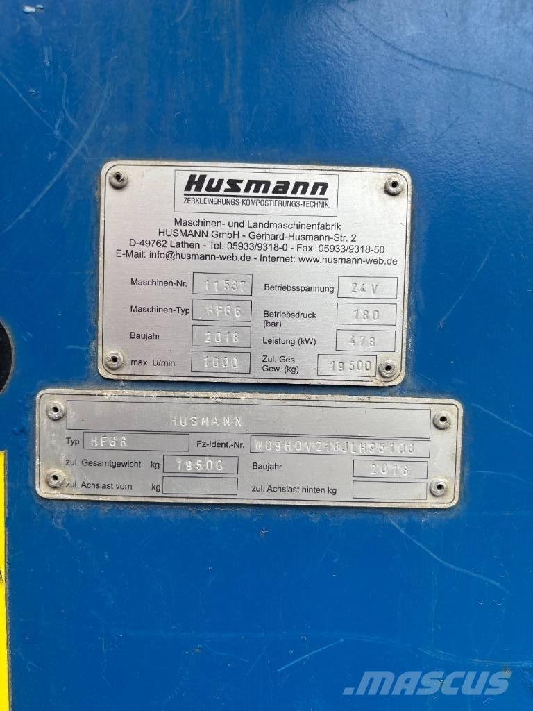 Husmann HFG 6 廢棄物撕碎機