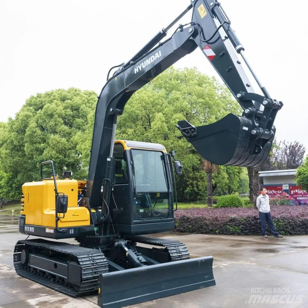 Hyundai HX80 中型挖土機/掘鑿機/挖掘機 7t-12t