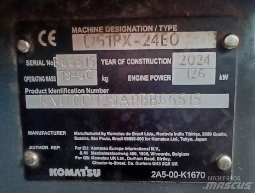 Komatsu D61PX-24 履帶推土機