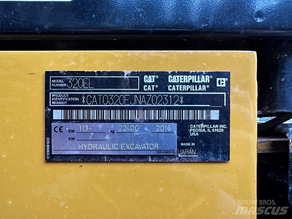 CAT 320 EL 履帶式 挖土機/掘鑿機/挖掘機