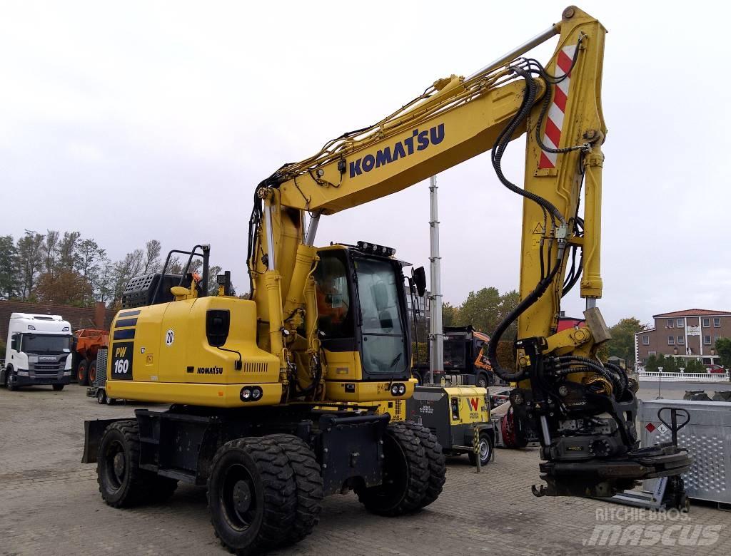 Komatsu PW160-11 旋轉式挖土機/掘鑿機/挖掘機
