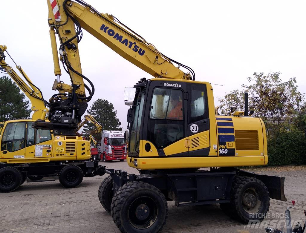 Komatsu PW160-11 旋轉式挖土機/掘鑿機/挖掘機