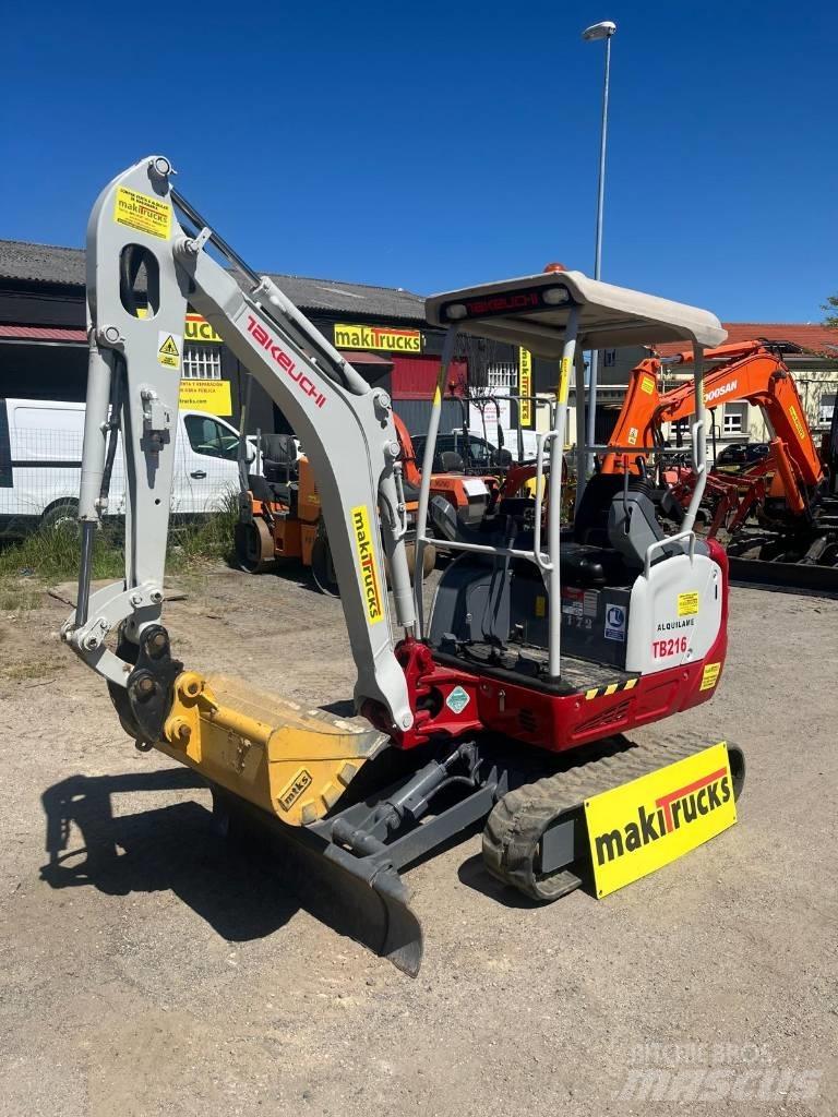 Takeuchi TB216 小型挖土機/掘鑿機<7t(小型挖掘機)
