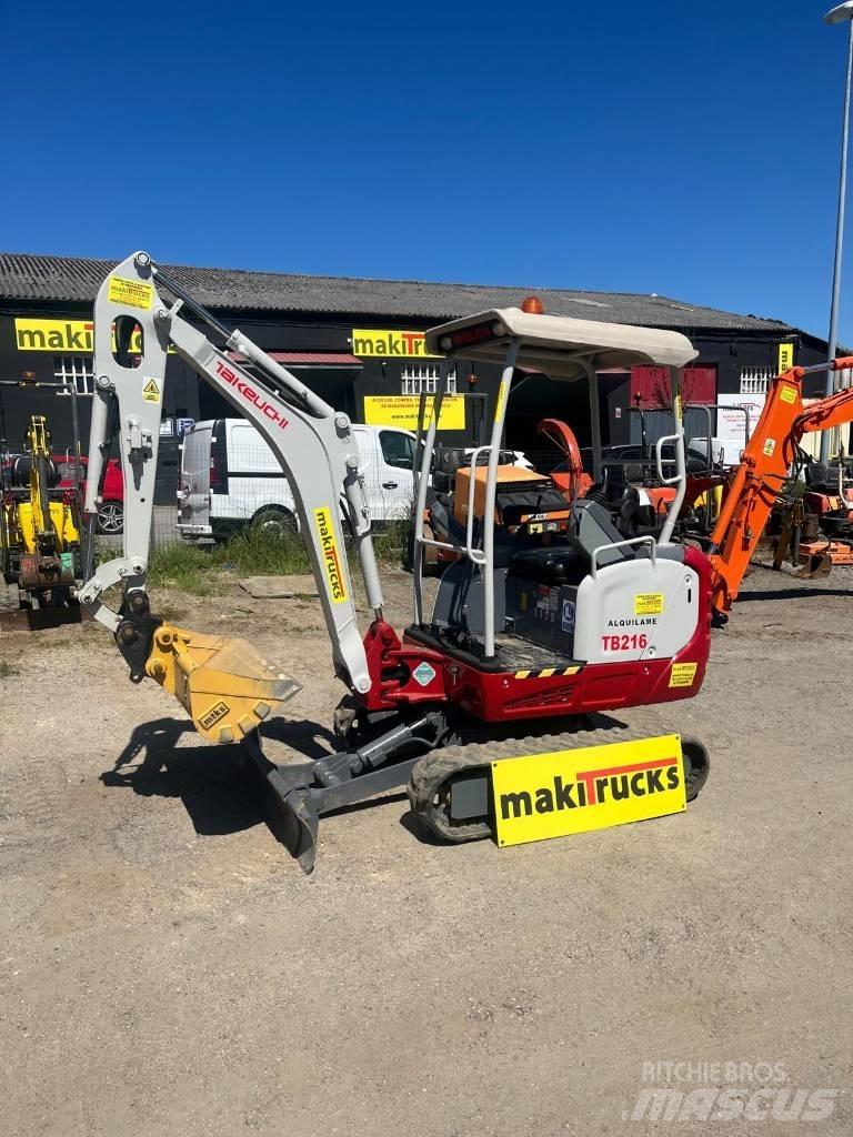 Takeuchi TB216 小型挖土機/掘鑿機<7t(小型挖掘機)