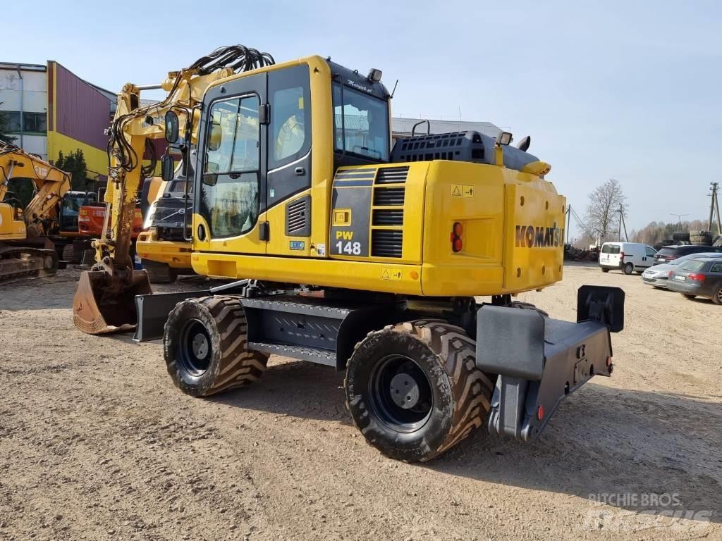 Komatsu PW 148-8 旋轉式挖土機/掘鑿機/挖掘機