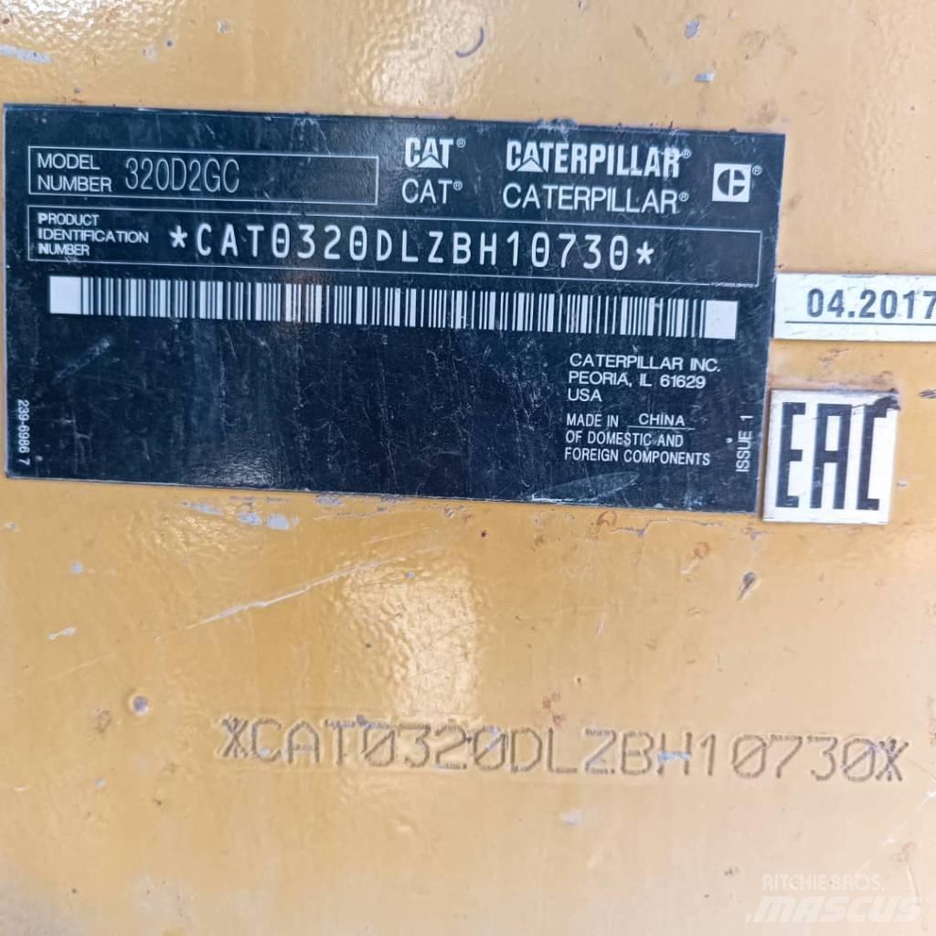 CAT 320D2 GC 履帶式 挖土機/掘鑿機/挖掘機