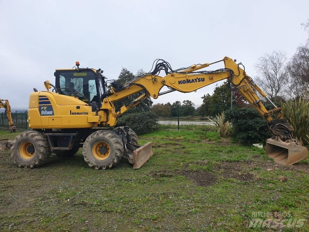 Komatsu PW98MR-10 旋轉式挖土機/掘鑿機/挖掘機