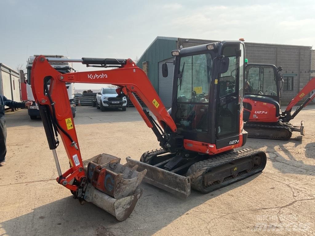 Kubota U27-4 小型挖土機/掘鑿機<7t(小型挖掘機)